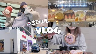 🇰🇷VLOG#39｜时隔一年再次开启的韩国旅行｜久违的厚里脊炸猪排🥩｜‘难吃’的奶油夹心贝果🥯｜旅游换钱Tips｜Seoul VLOG 2023