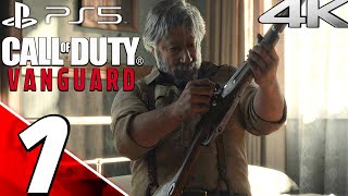 CALL OF DUTY VANGUARD Gameplay Walkthrough Part 1 CAMPAIGN (4K 60FPS PS5) No Commentary