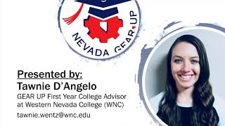 WNC College Application - Nevada GEAR UP