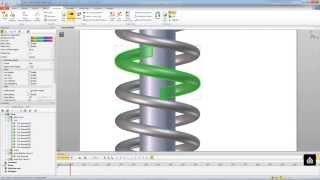 SolidWorks Composer Tip: Advanced Spring Animation