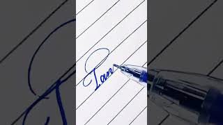 writing a name \