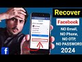 Facebook Hacked Account Kaise Recover Kare? Whitout Number & Email OTP 2024 | Technical Abbas