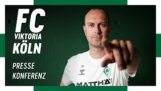 LIVE: Pressekonferenz mit Ole Werner & Clemens Fritz  | FC Viktoria Köln - SV Werder Bremen
