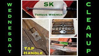 Antique Tap and Die Set for Dan. Plus Vintage SK Torque Wrench for Tom.