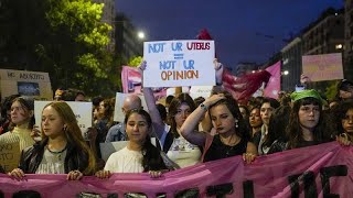 Aborto sicuro e libero : manifestazioni in tutta Europa