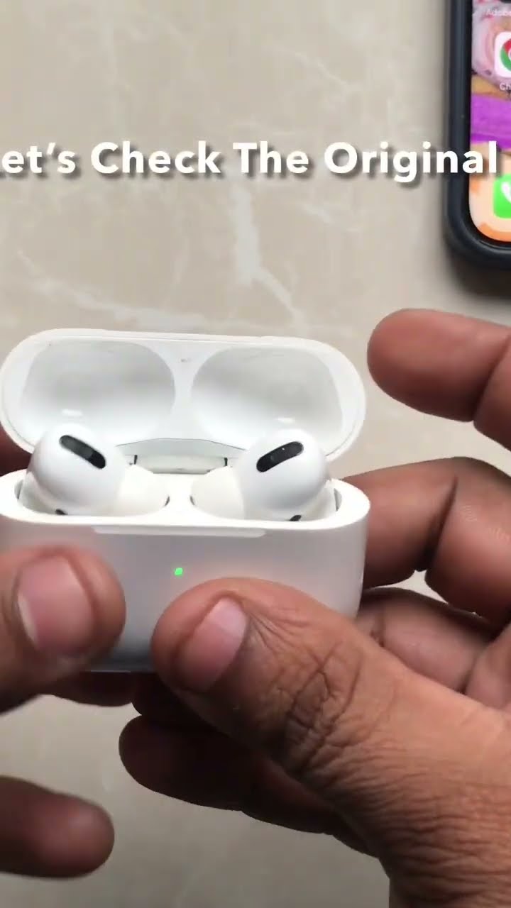 Check real or fake AirPods pro with flashlight @Unboxingg360