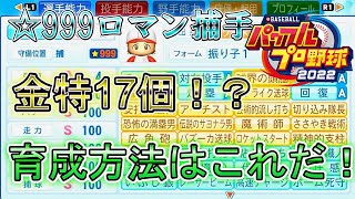 【パワプロ2022】金特17個持ちのカンストロマンキャッチャ作成！ 究極の育成方法はこれだ！