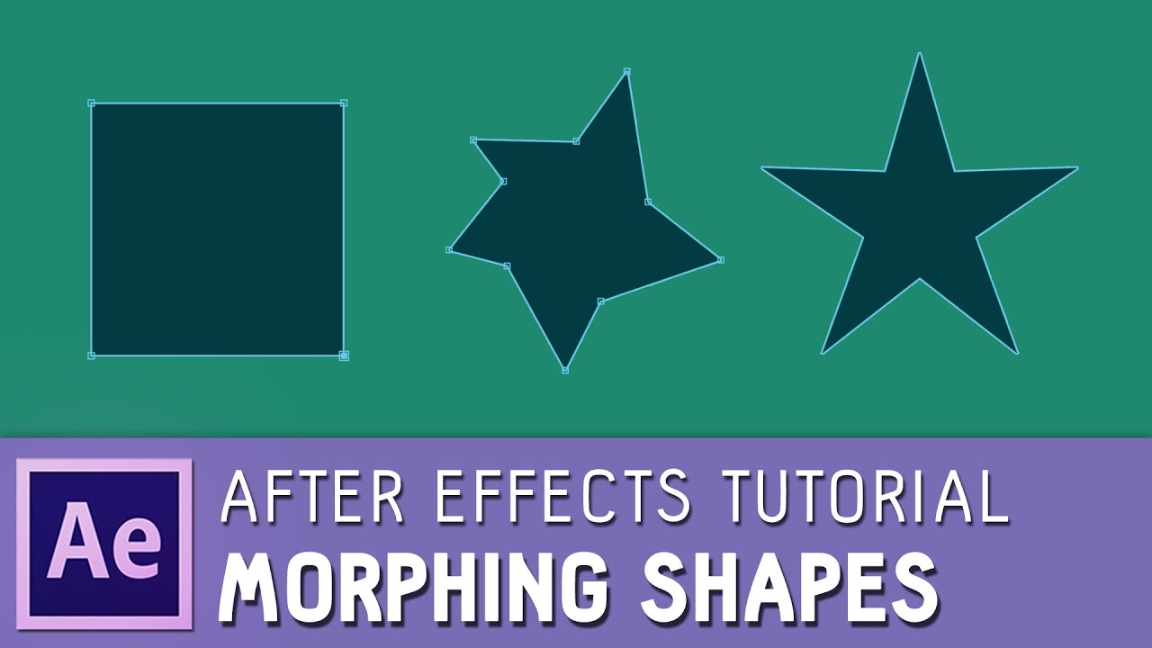 Morphing Shapes In After Effects - Tutorial - YouTube