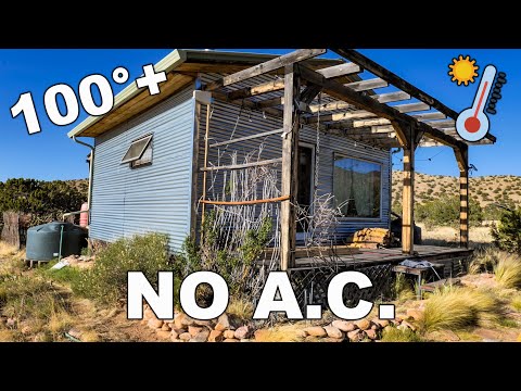 How to STAY COOL while living OFF-GRID in the desert (without air conditioning) ️