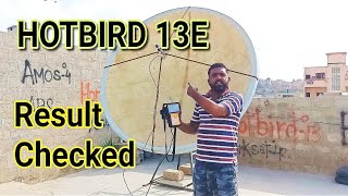 Hotbird Result Checked | 13B | 13C | 13E | 13D | completed information | Dish Fitter