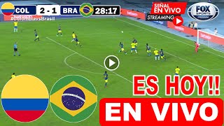 🔴 Colombia vs Brasil EN VIVO hoy Eliminatorias Conmebol 2023 x RCN ✅ Donde ver EN VIVO resumen