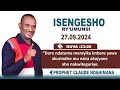 27.09.2024 | ISENGESHO RY'UMUNSI | PROPHET CLAUDE NDAHIMANA