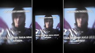 PRESET NGAPAIN INSECURE, GUA SENDIRI JUGA KEREN VIRAL TIKTOK ☄️ 😎