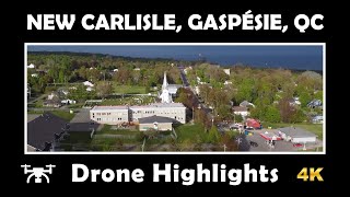 ⚜️ Captivating 4K Aerial Highlights of New Carlisle, Québec 🇨🇦 | Coastal Charm ✨