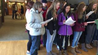 K-W Varsity Choir carol at the Kenyon Sunset Home