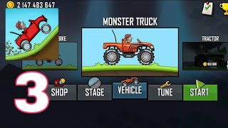 Hill Climb Racing - Gameplay Walkthrough Part 3 - Monster Truck (iOS, Android)