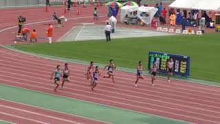 H29　ジュニアオリンピック　A男子100m　予選４組