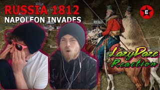 HISTORY FANS FUNNY REACT MARCH TO MOSCOW: NAPOLEON'S INVASION - NAPOLEONIC WARS PT 9! 🏰🔥