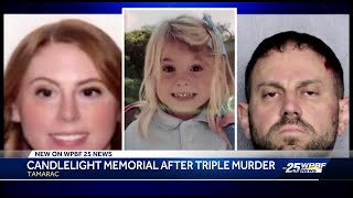 Candlelight memorial after triple homicide in South Florida