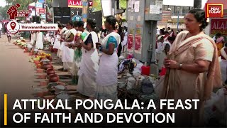 World's Largest Women Gathering At Attukal Pongala Festival In Thiruvananthapuram | India Today News