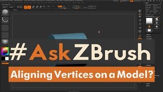 #AskZBrush: “Is there a way to align vertices on a model?”