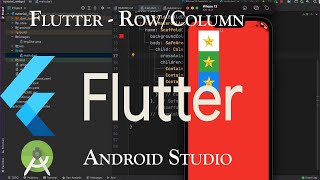 Flutter Row and Column | Android Studio | Flutter Tutorial Part 8