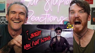 Superstar Rajinikanth In Action | Best Rain Fight Scene | Kaala | REACTION!!
