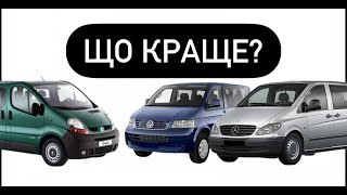 Початок бізнесу: яке авто обрати? Бюджетний бус Renault Trafic \\ VW T5 \\  Mercedes Vito