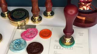 실링 왁스 씰과 스탬프 소개 영상 파트 3 ( sealing wax and stamps reviews part 3 )