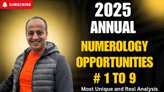 2025 Annual Numerology Opportunities for numbers 1 to 9 | Your 2025 Numerology Report