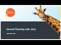 Webinar : Annual Planning with Jirav