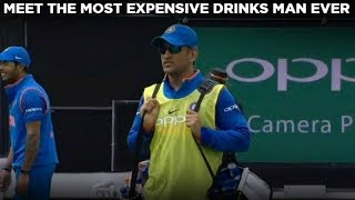 MS Dhoni Turns Water Boy During Drinks Break