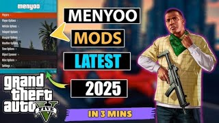 HOW TO ADD MENYOO TRAINER IN GTA V | LATEST VERSION 2025🤩 | IN 3 MINS 🔥🔥