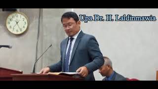 Upa Dr. H. Laldinmawia - In unaute indonaah an kal anga, nangni chu hetah hian in lo awm mai ang maw