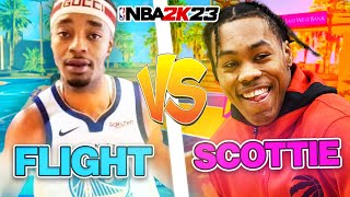 Scottie Barnes vs FlightReacts in NBA 2k23 *INTENSE*