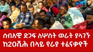 ያለበቂ ሰብአዊ ድጋፍ ለሦስት ወራት የቆዩ ከ20ሺሕ በላይ የራያ ተፈናቃዮች