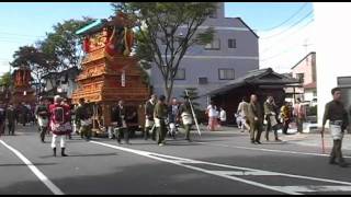 西条祭り2010　伊曾乃祭礼　道中　玉津校区.avi