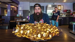 THIS POUTINE CHALLENGE HAS ONLY BEEN BEATEN 7 TIMES IN 11 YEARS! | BeardMeatsFood