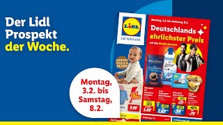 Der Lidl Prospekt der Woche | Angebote von Montag, 3.2. bis Samstag, 8.2.