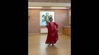 Ladi( footwork) by Kathak guru Kajal Sharma on the 10/12/2023 in Biekenhead.