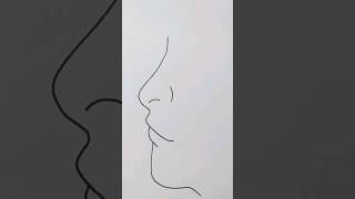 رسم وجه سهل للمبتدئين |  how to draw a face easy #shorts #drawing #رسم