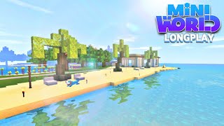 Mini World Survival - Relaxing Longplay: Building a Beach (No Commentary) 1.0 (#2)