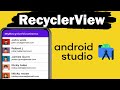 RecyclerView Android Studio Tutorial | 2024
