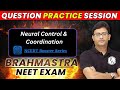 Neural Control & Coordination | Question Practice Session | NEET 2023