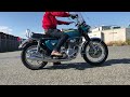 cb750four 闇矢屋無番マフラー＋hm300蓋だけバッフルの走行音動画！ cb750k マフラー音 4本出し ４バラ