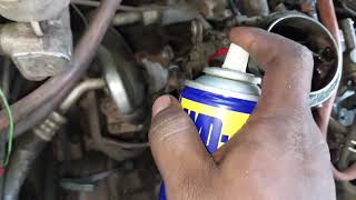 maruti 800 carburettor without removing throttle body cleaning using wd40 in Tamil