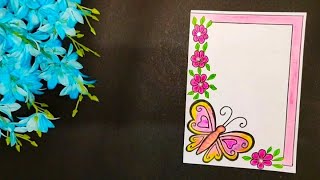 20 beautiful border designs for projects handmade 😍 || 20 simple border designs || notebook designs