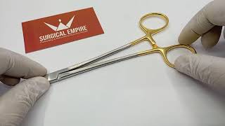 Mayo-Hegar Needle Holder With Tungsten Carbide Insert Holder Demonstration - Surgical Empire