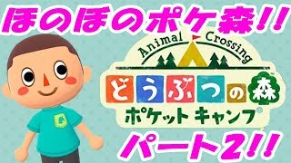 【ポケ森】どうぶつの森ポケットキャンプ！ほのぼのゆっくり実況PART2！！【たこらいす】