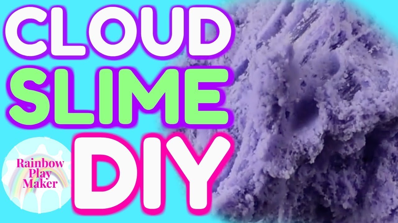 HOW TO MAKE CLOUD SLIME! DIY SLIME TUTORIAL! MOST SATISFYING ICEE SLIME ...